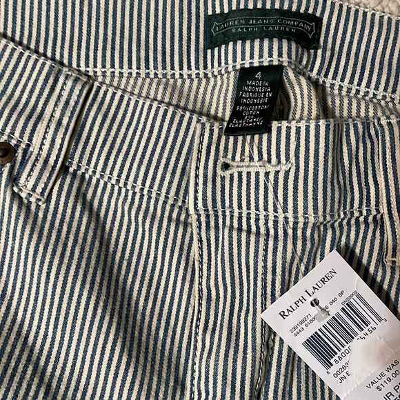 Ralph Lauren striped jeans. Boot cut - Picture 2 of 3